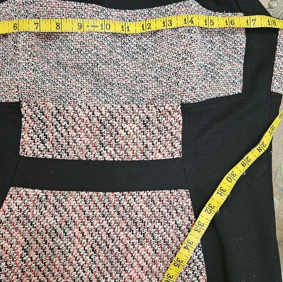YOANA BARASCHI NYC SEXY TWEED PONTE KNIT COCKTAIL DRESS RUNS SMALL - Picture 8 of 9